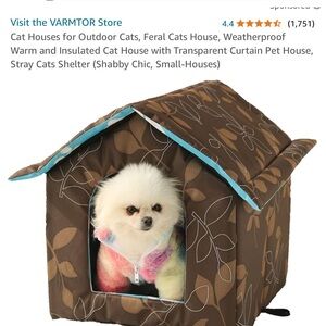 OUTDOOR WEATHER PROOF PET  HOUSE